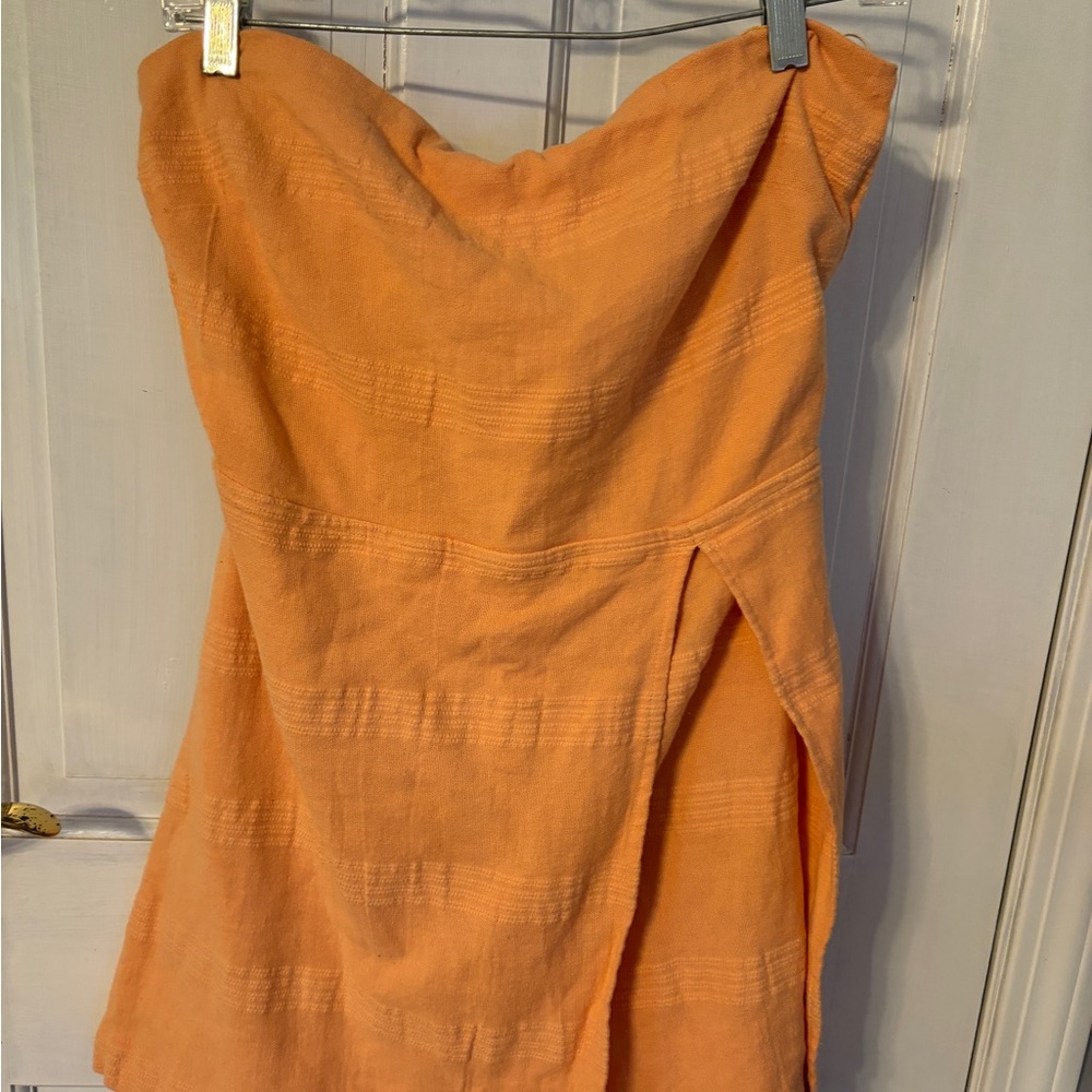 Free People Strapless Romper NWT. Size L